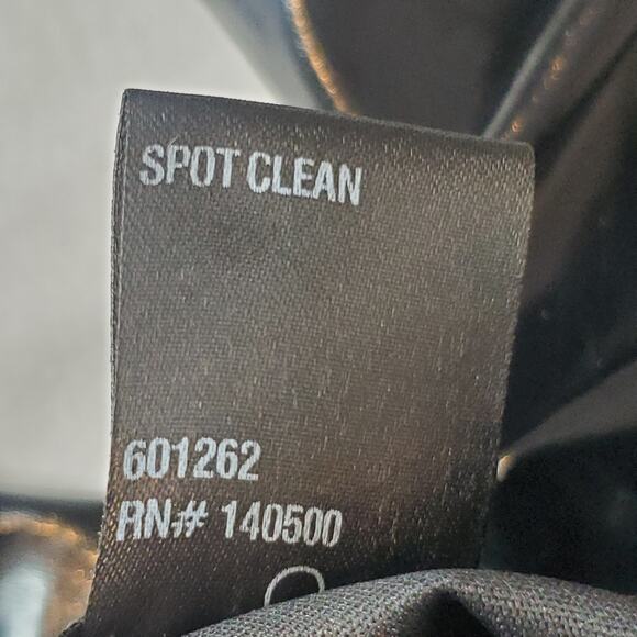 RtA Women's Size 26 Faux Patent Leather Pants Black - Picture 9 of 9